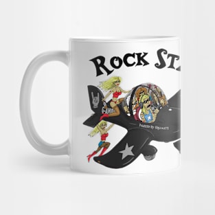 Rock Star Pilot EV97 Eurostar Aircraft Mug